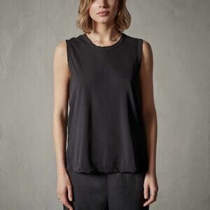 James Perse Cove Tank Top WHGF3875 in Black 3 L